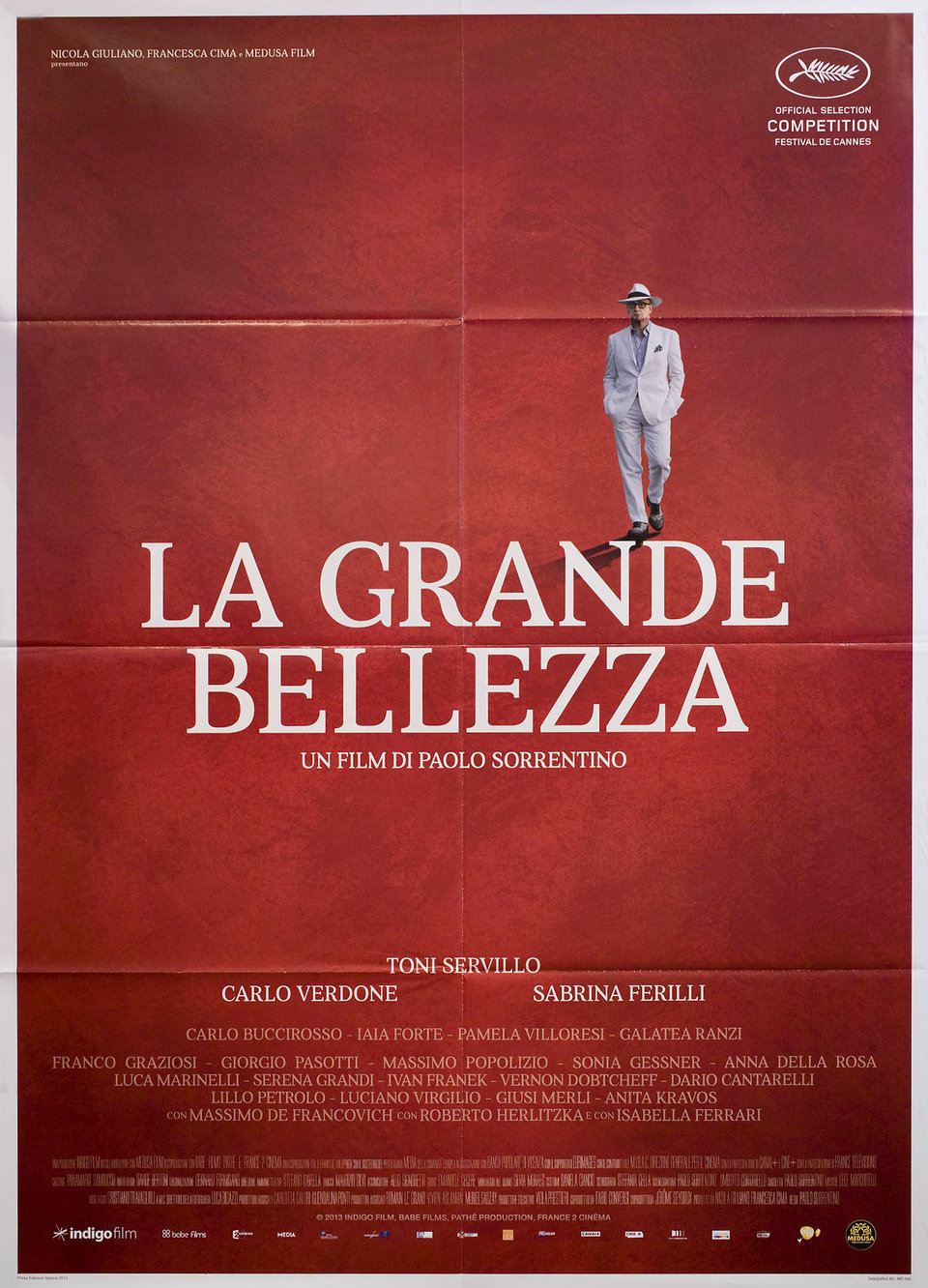 The Great Beauty Original 2013 Italian Due Foglio Movie Poster