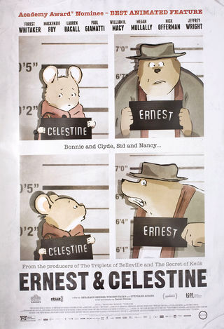 Ernest & Celestine Original 2012 U.S. One Sheet Movie Poster