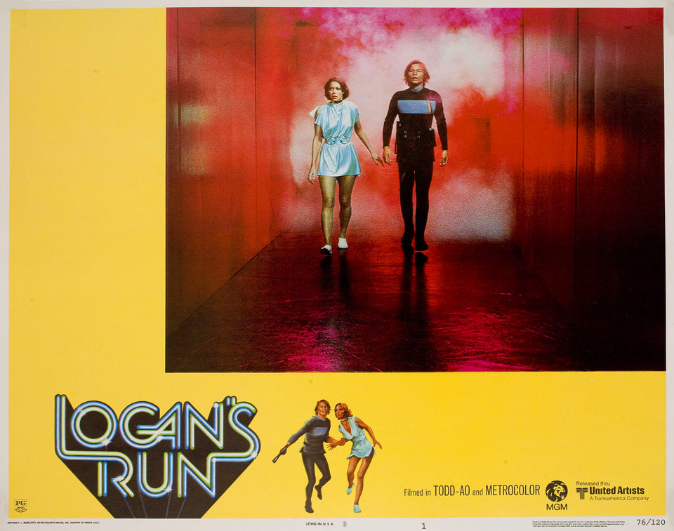 Logan's Run Original 1976 U.S. Scene Card