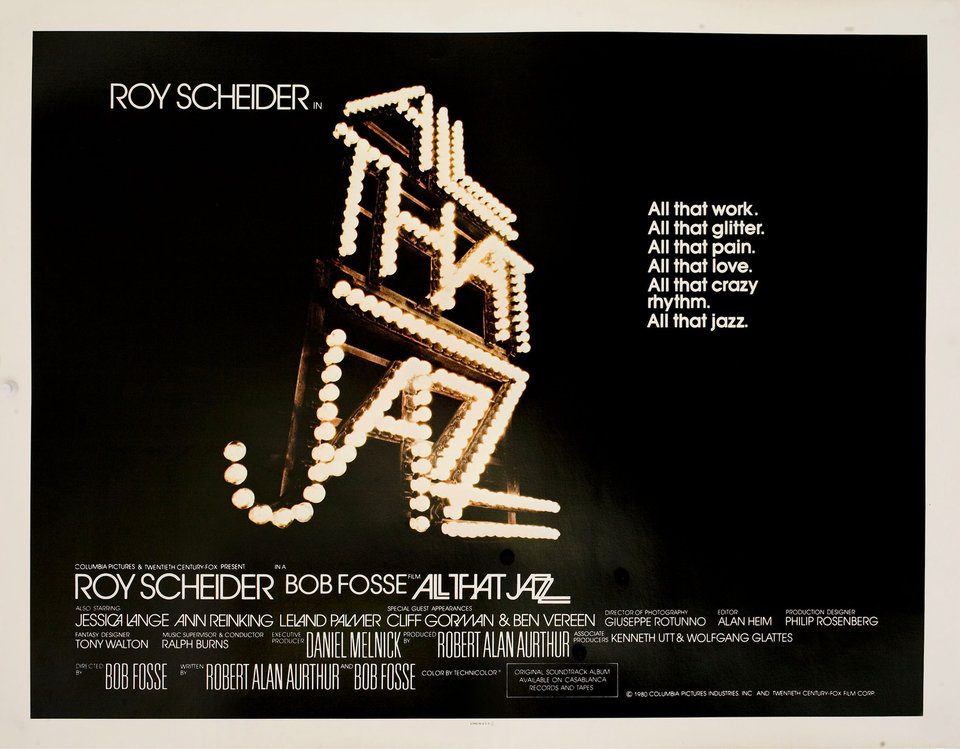 All That Jazz Original 1979 U.S. Half Sheet Movie Poster