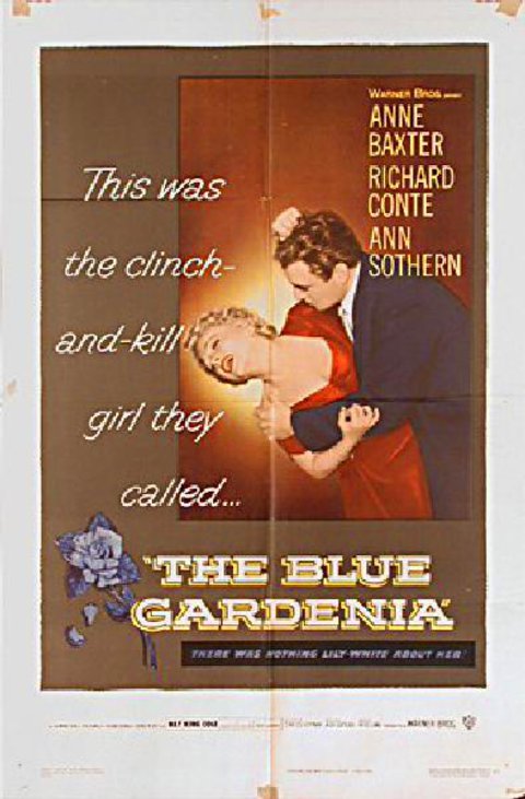 The Blue Gardenia Original 1953 U.S. One Sheet Movie Poster
