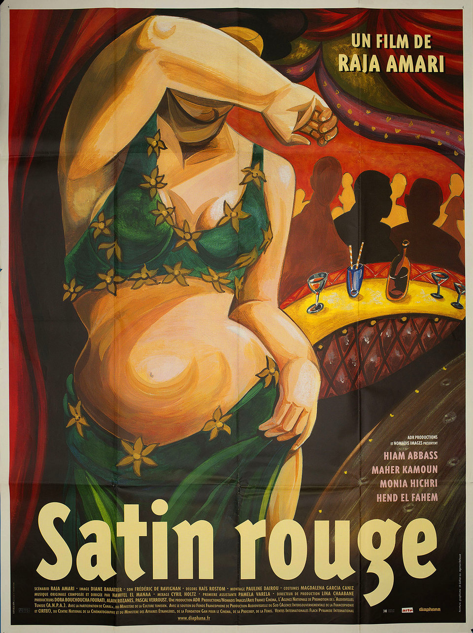 Satin Rouge Original 2002 French Grande Movie Poster
