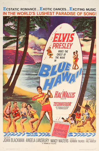 古い映画ポスター/ブルー・ハワイ/1961年/アメリカ/B2サイズ/ノーマン・タウログ監督/エルビス・プレスリー/ジョーン・ブラックマン Blue Hawaii (1961) Original Movie Posters - Posteritati Movie