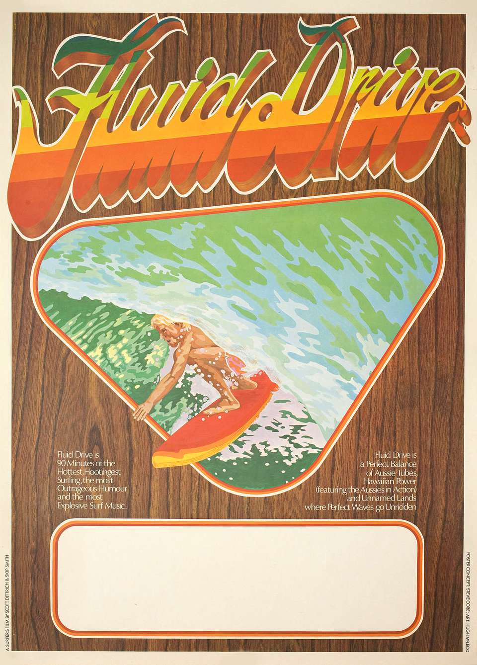 Fluid Drive 1974 Australian A2 Poster
