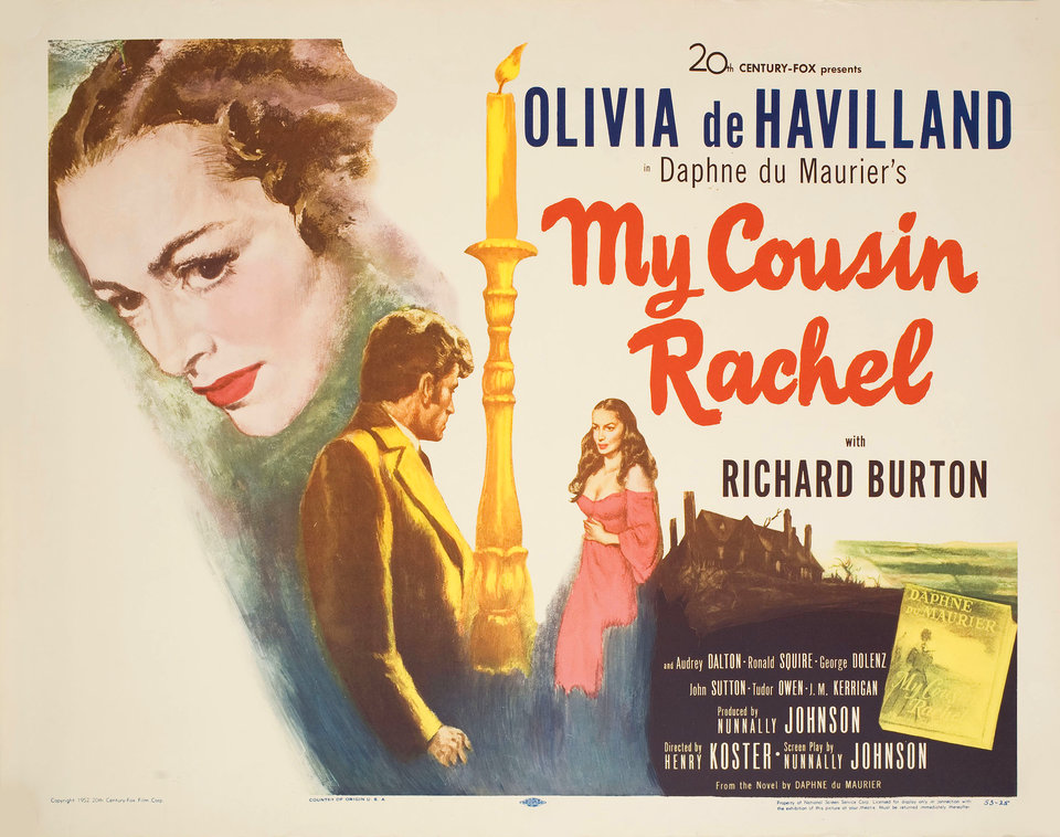 My Cousin Rachel Original 1953 U.S. Half Sheet Movie Poster