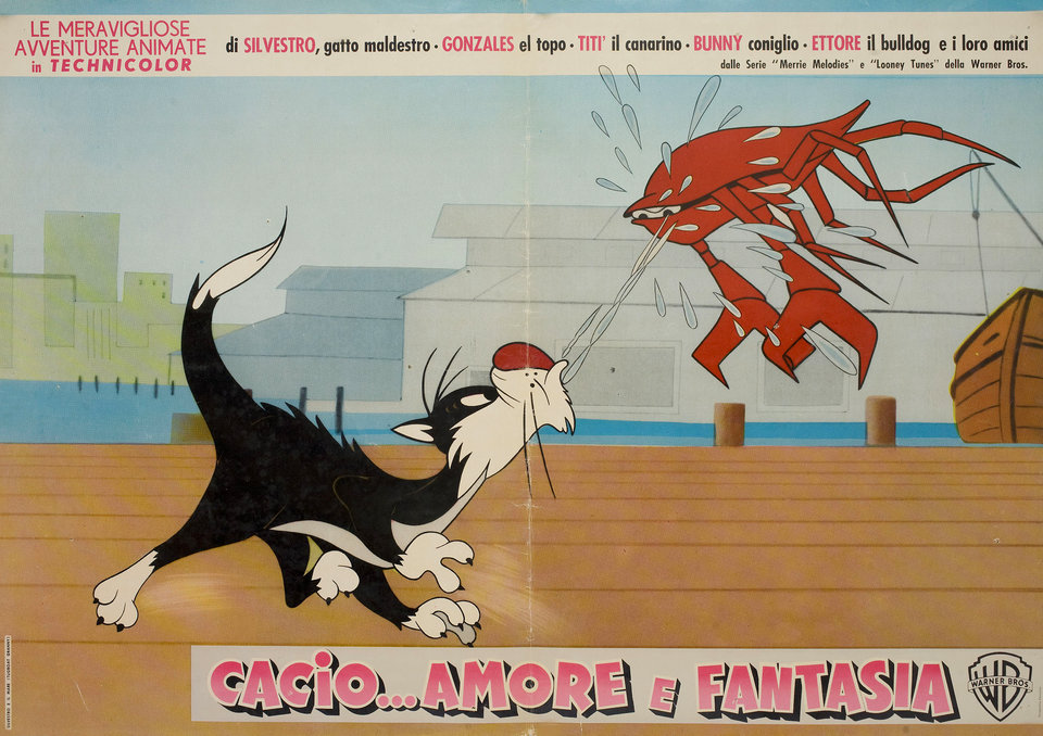 Cacio... Amore E Fantasia Original 1960s Italian Fotobusta Movie Poster