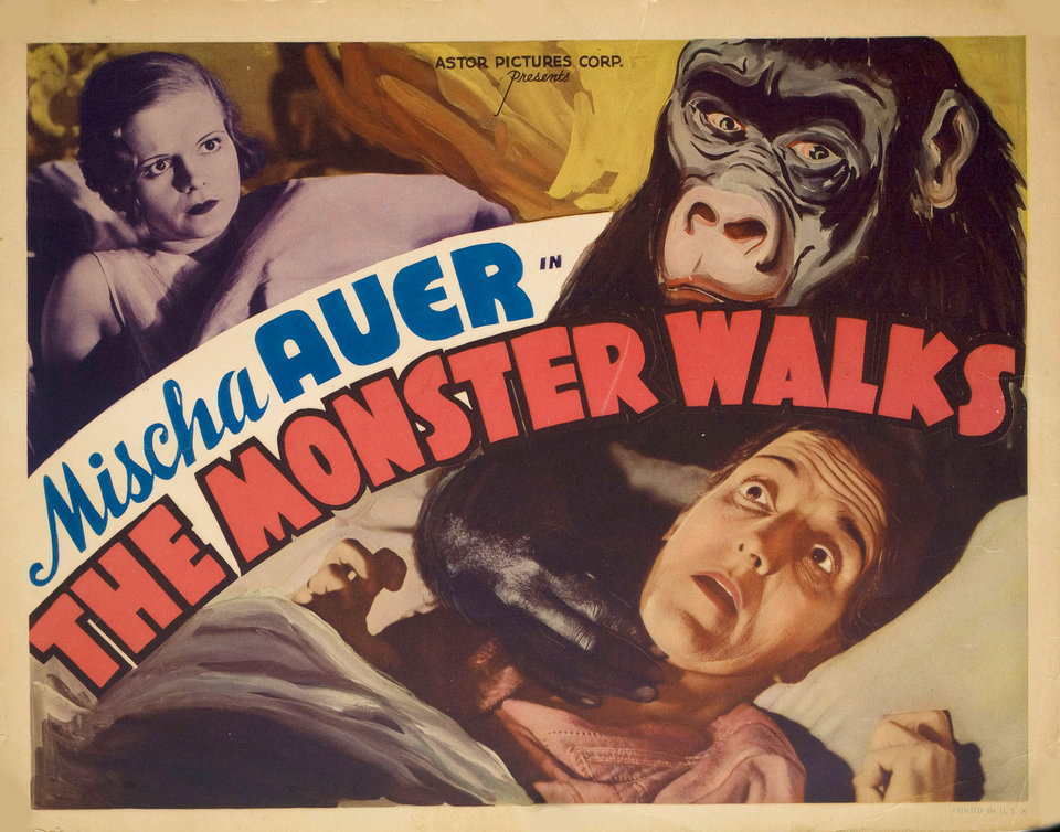 The Monster Walks Original R1938 U.S. Title Card