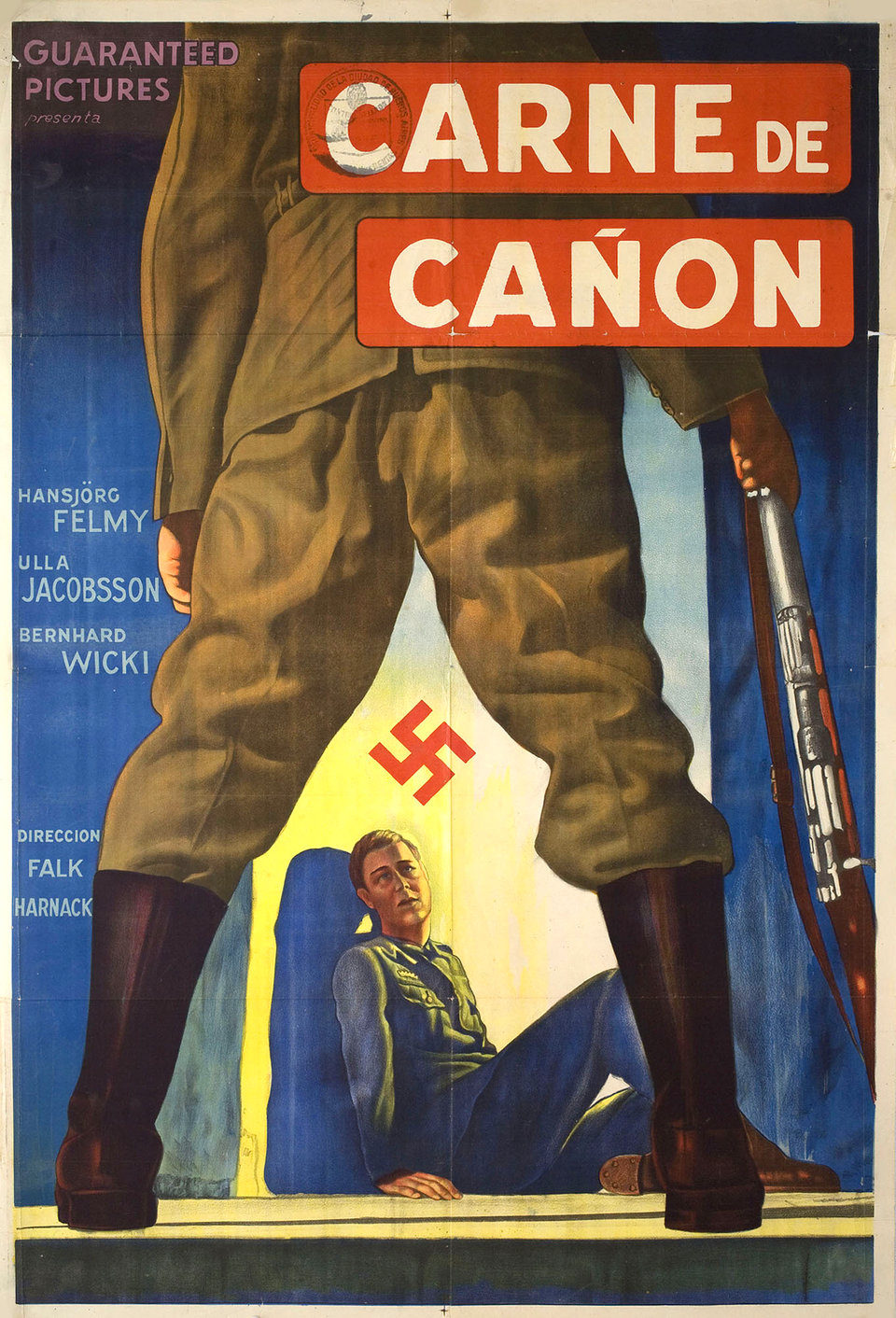 The Restless Night Original 1958 Argentine Movie Poster