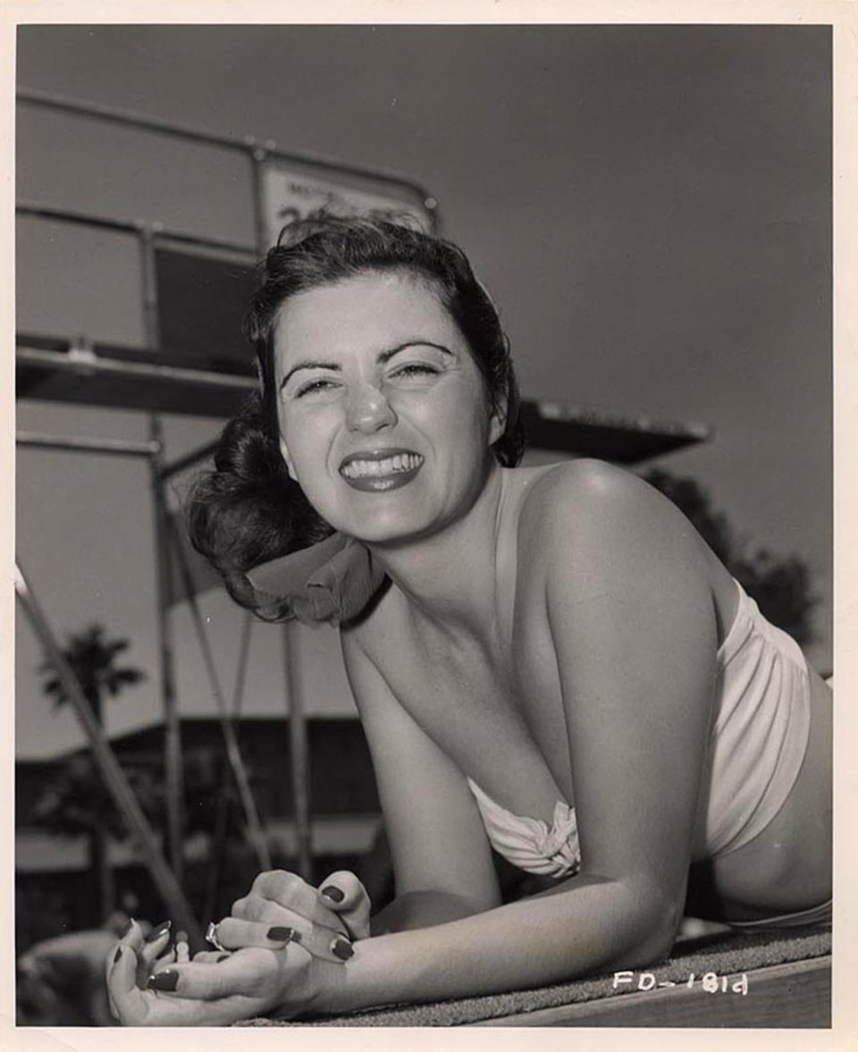 Faith Domergue Original 1950s U.S. Portrait Photo