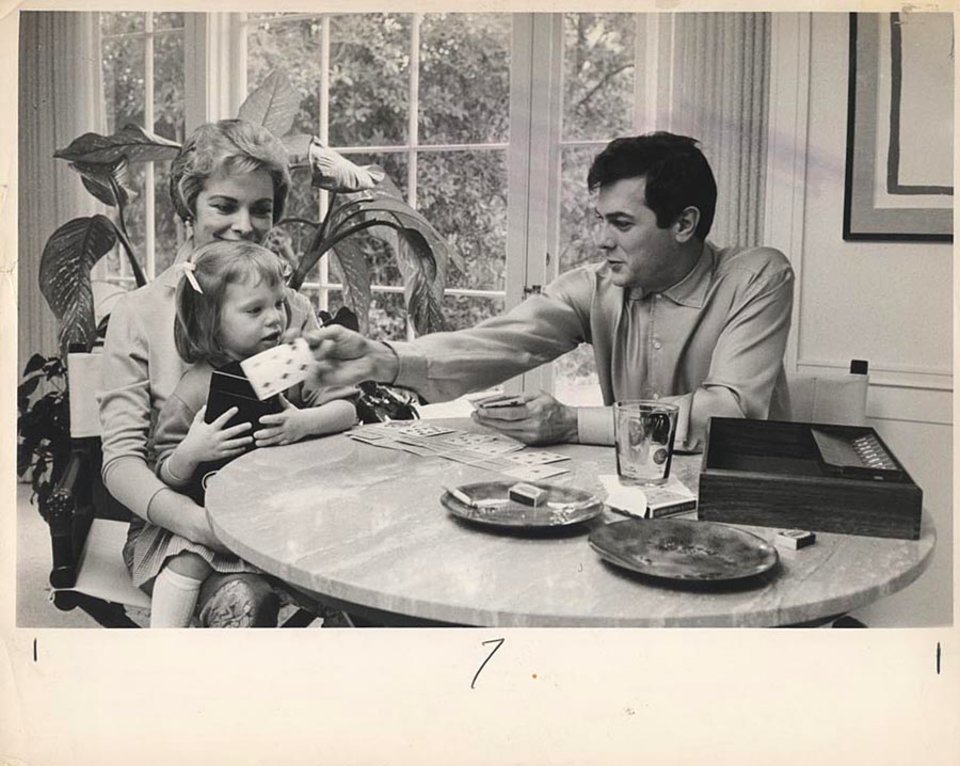 Janet Leigh / Tony Curtis Original 1940s U.S. Portrait Photo