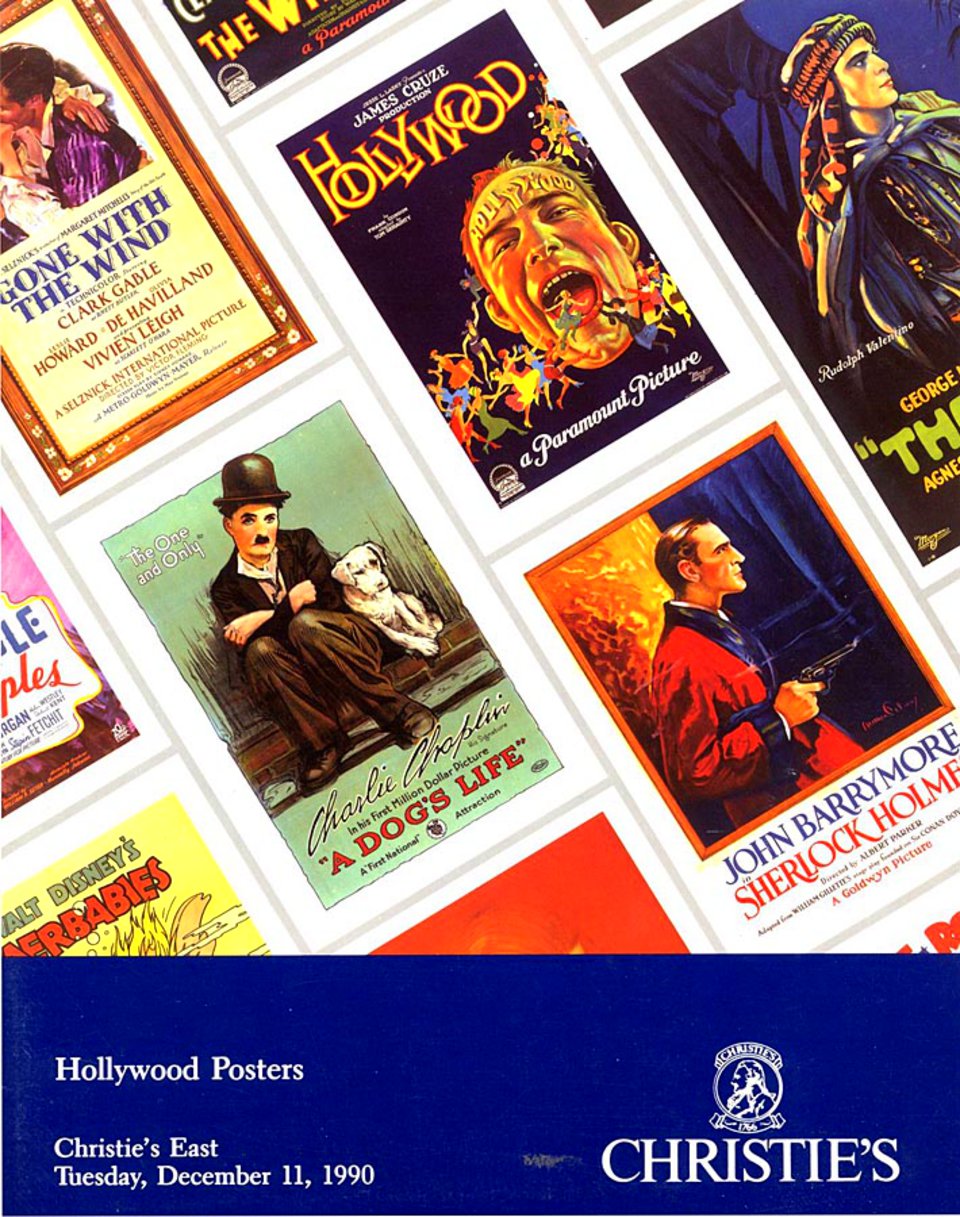 Christie's New York, Hollywood Posters Original 1990 U.S. Catalog