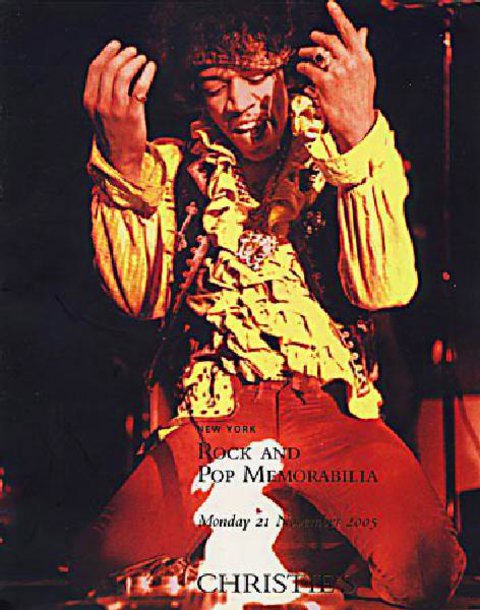Christie's New York, Rock and Pop Memorabilia Original 2005 U.S. Catalog