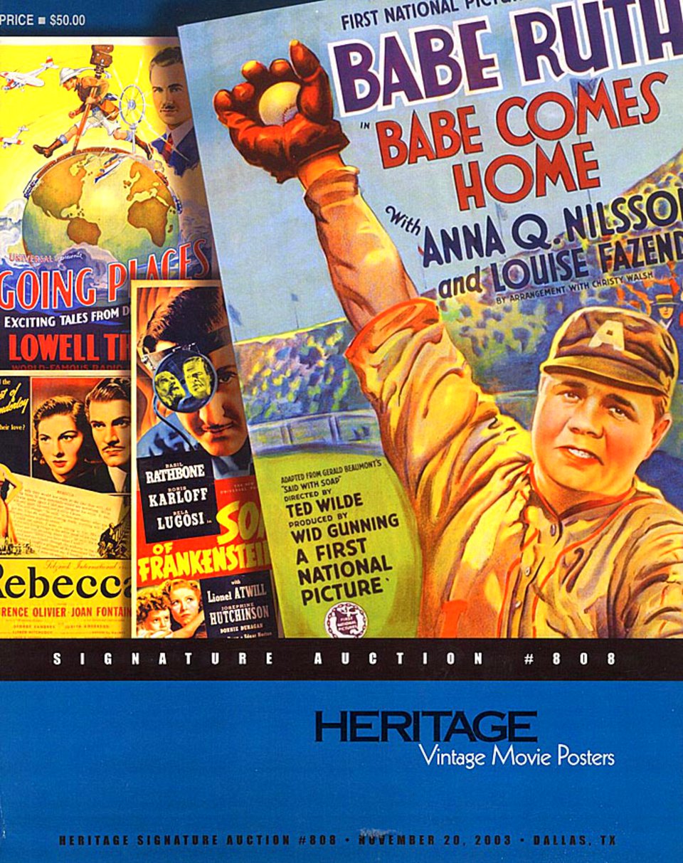 Heritage Auctions, Vintage Movie Poster Auction 2003 U.S. Catalog