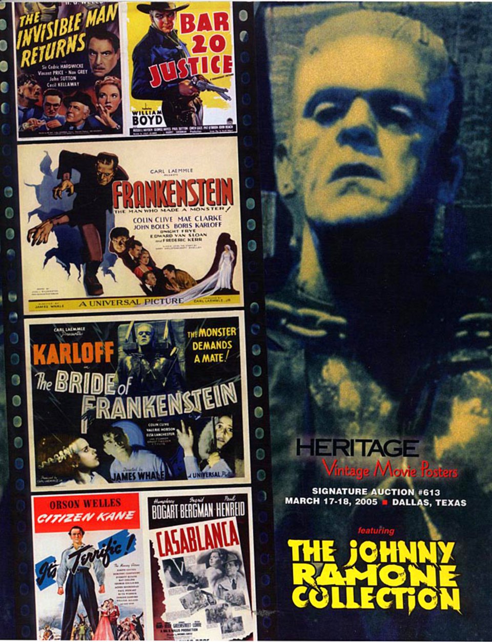 Heritage Auctions, Vintage Movie Poster Auction Original 2005 U.S