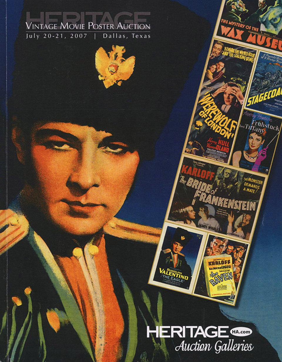 Heritage Auctions, Vintage Movie Poster Auction Original 2007 U.S