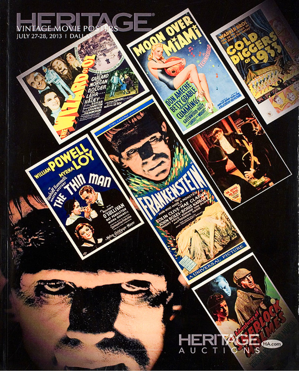 Heritage Auctions, Vintage Movie Poster Auction Original 2013 U.S. Catalog