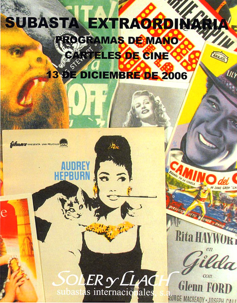 Soler y llach: Carteles de epoca Original 2006 Spanish Catalog
