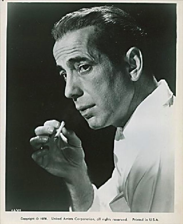 Humphrey Bogart Original 1976 U.S. Portrait Photo