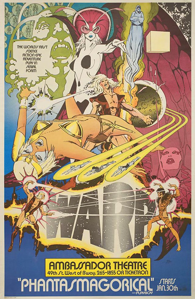 Warp! Original 1973 U.S. Half Subway Poster