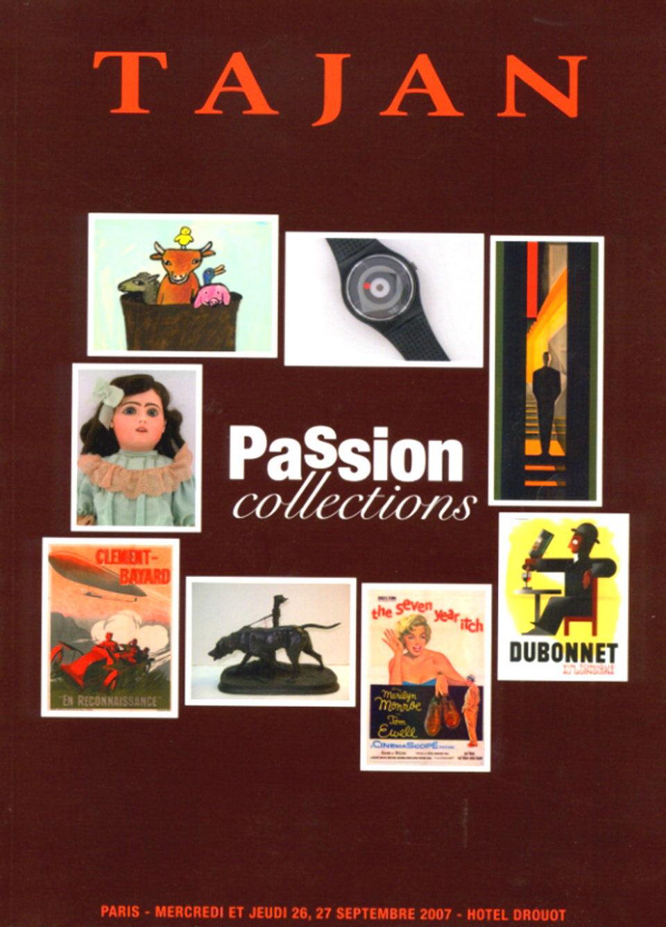 Tajan, Passion collections Original 2007 French Catalog
