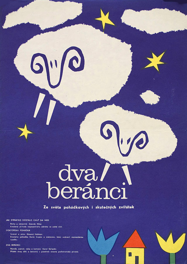 Two Sheep Original 1969 Czech A3 Movie Poster