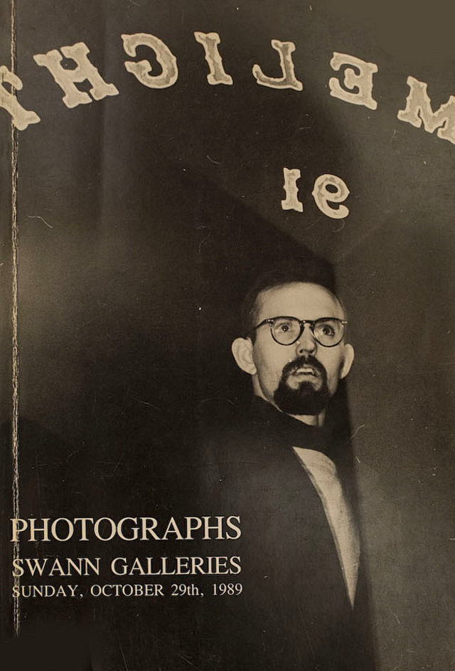 Swann Galleries, Photographs Original 1989 U.S. Catalog
