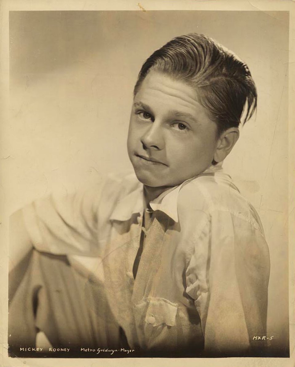Mickey Rooney Original 1930s U.S. Portrait Photo