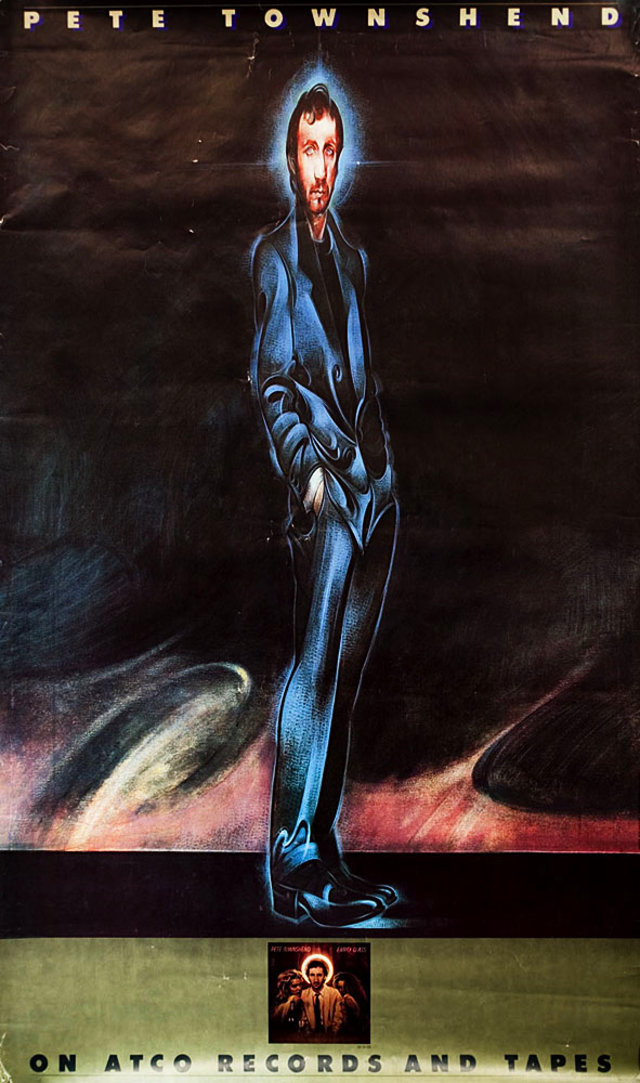 Pete Townshend: Empty Glass Original 1982 U.S. Poster