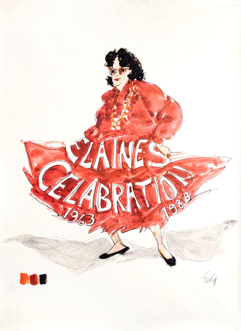 Elaine's Celebration Original 1988 U.S. Poster
