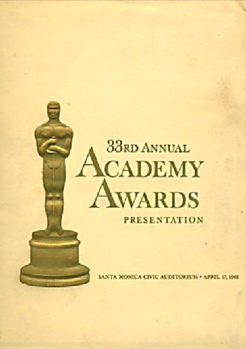 33rd Academy Awards 1961 U.S. Program