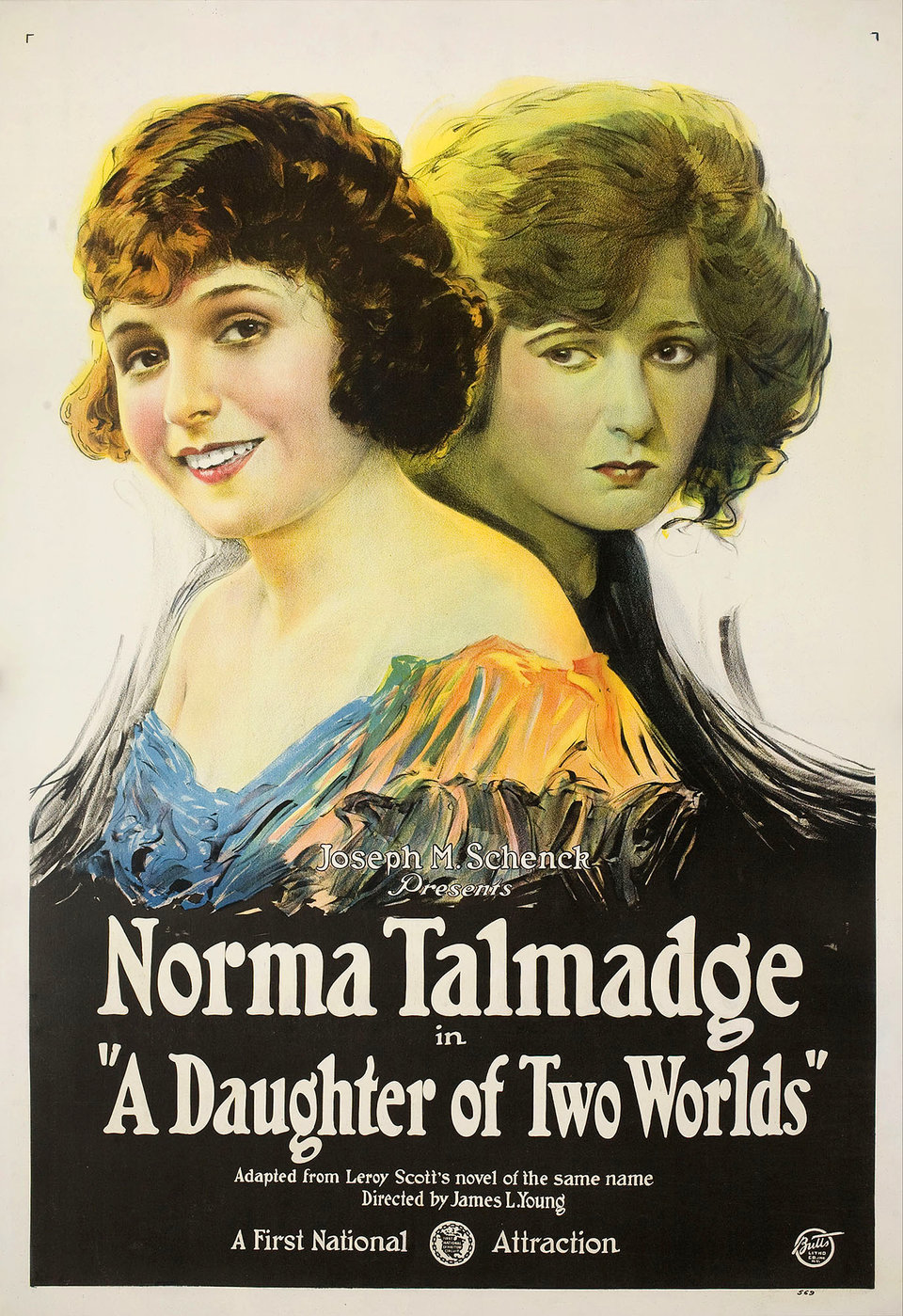 A Daughter of Two Worlds Original 1920 U.S. One Sheet Movie Poster