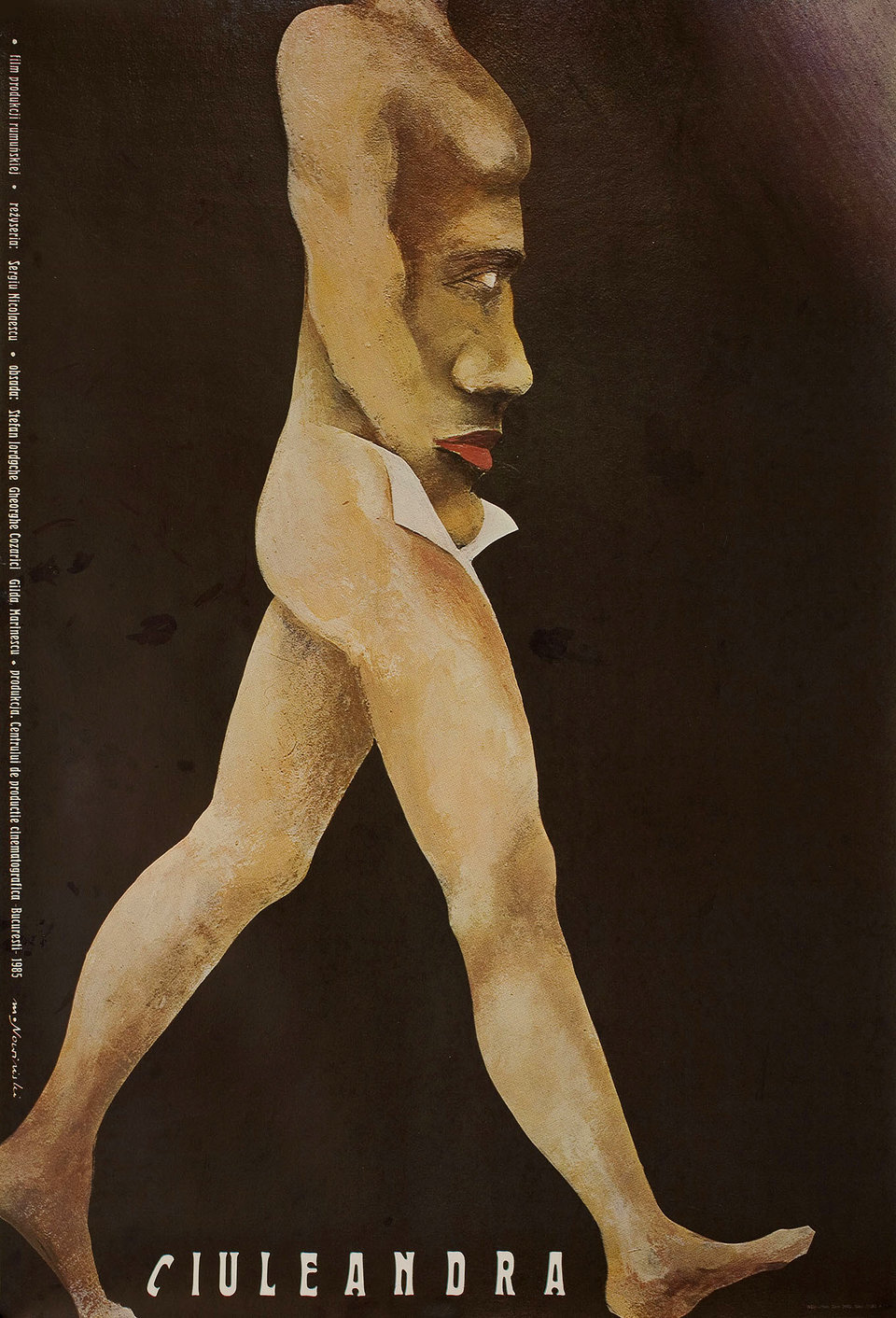 Ciuleandra Original 1985 Polish B1 Movie Poster