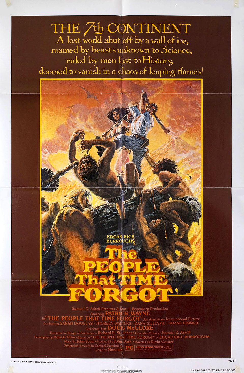 The People That Time Forgot Original 1977 U.S. One Sheet Movie Poster