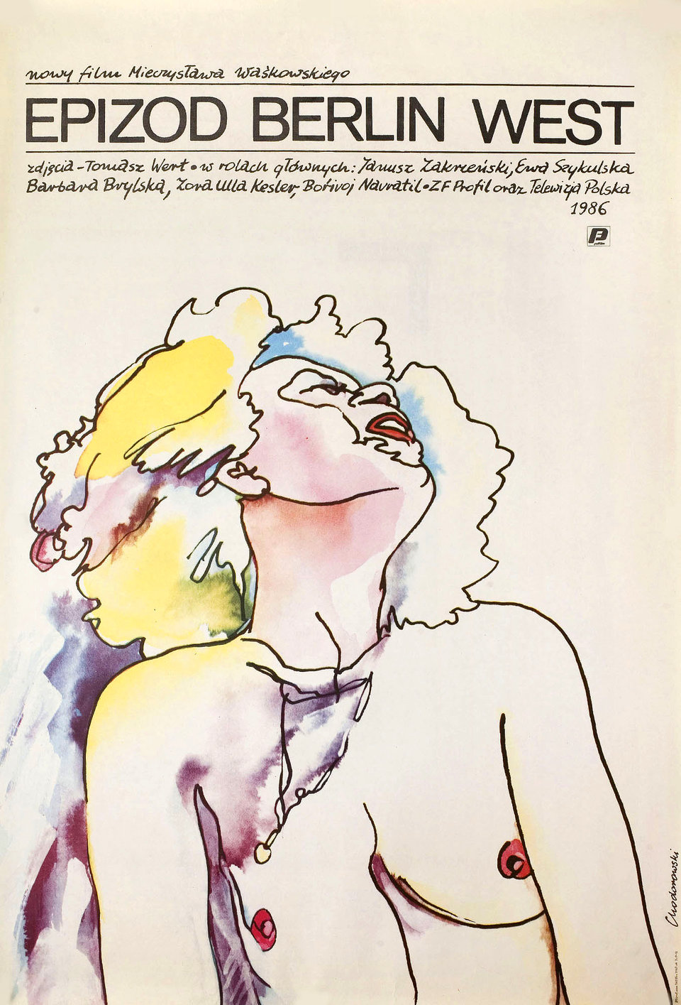 Epizod Berlin West 1986 Polish B1 Poster