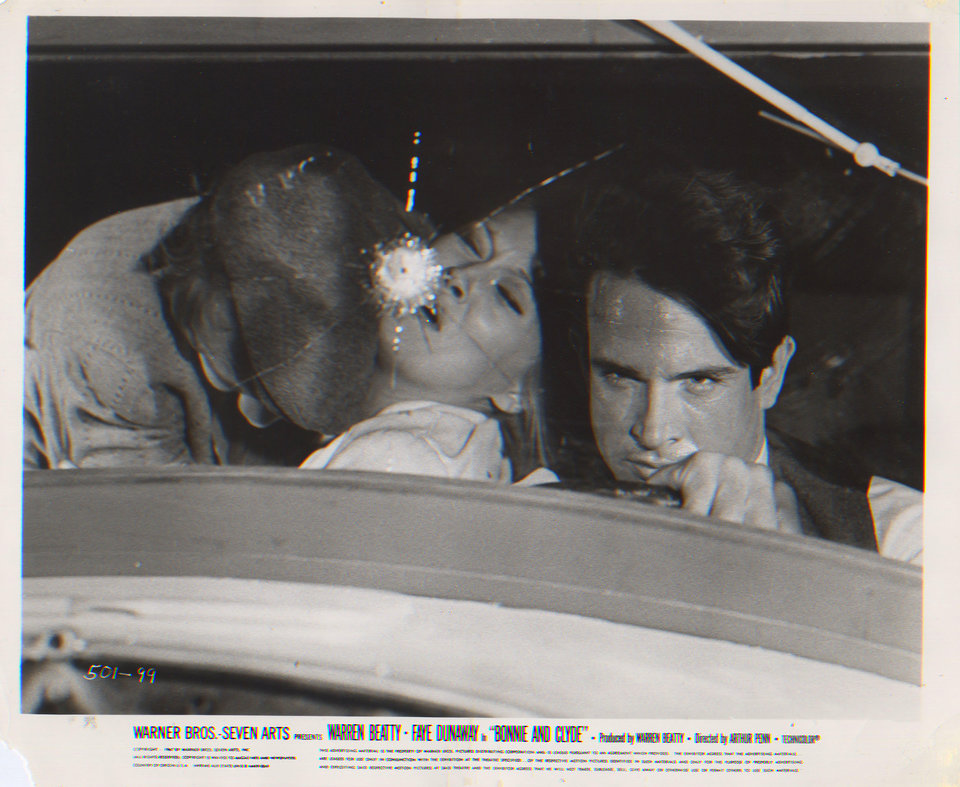 Bonnie and Clyde Original 1967 U.S. Silver Gelatin Single-Weight Photo