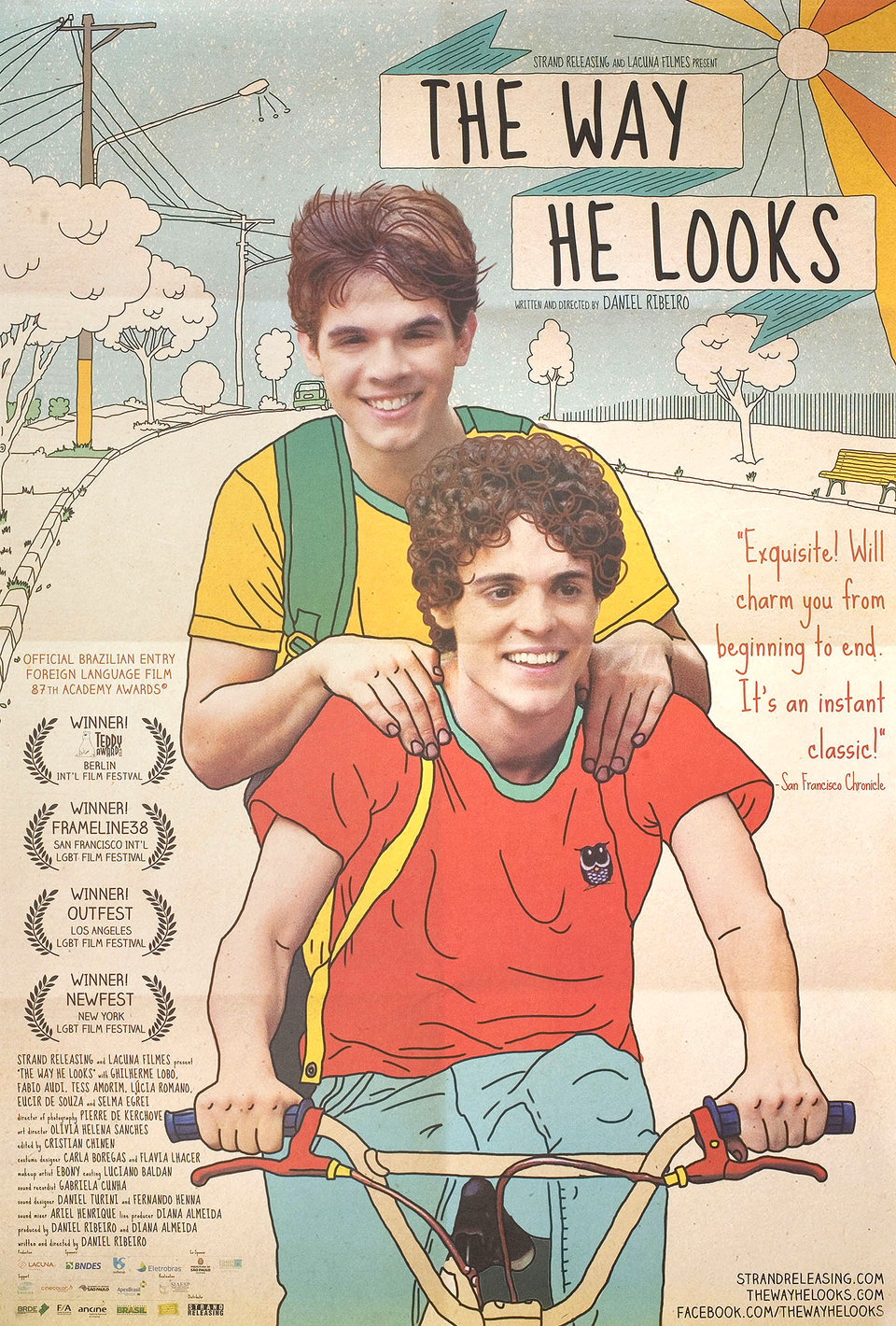 The Way He Looks Original 2014 U.S. One Sheet Movie Poster