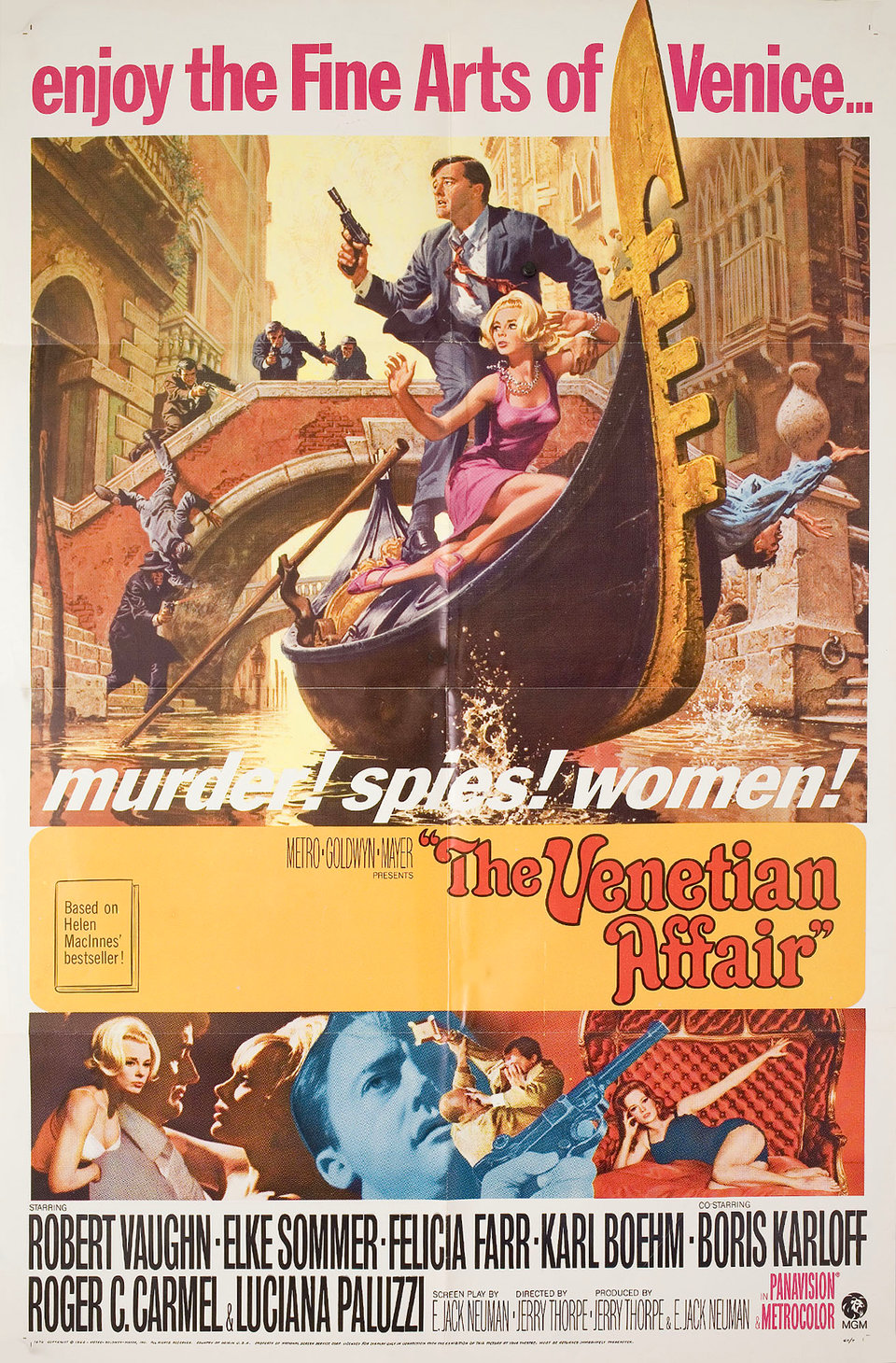 The Venetian Affair Original 1967 U.S. One Sheet Movie Poster