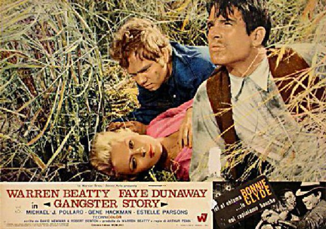 Bonnie and Clyde Original 1967 Italian Fotobusta Movie Poster