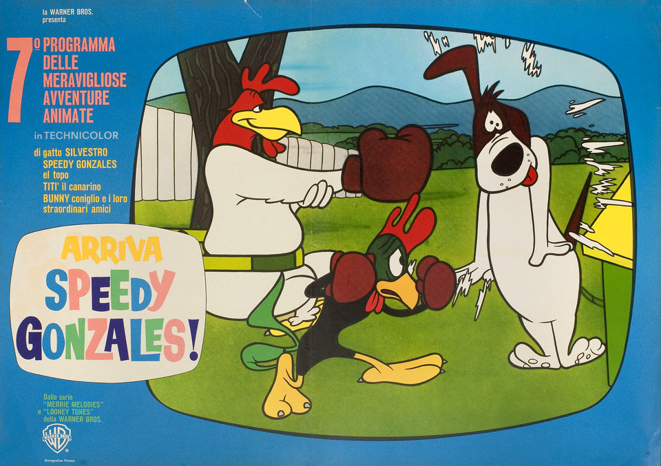 Arriva Speedy Gonzales! 1964 Italian Fotobusta Poster