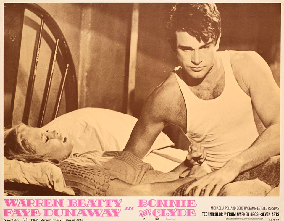 Bonnie and Clyde Original 1967 U.S. Scene Card