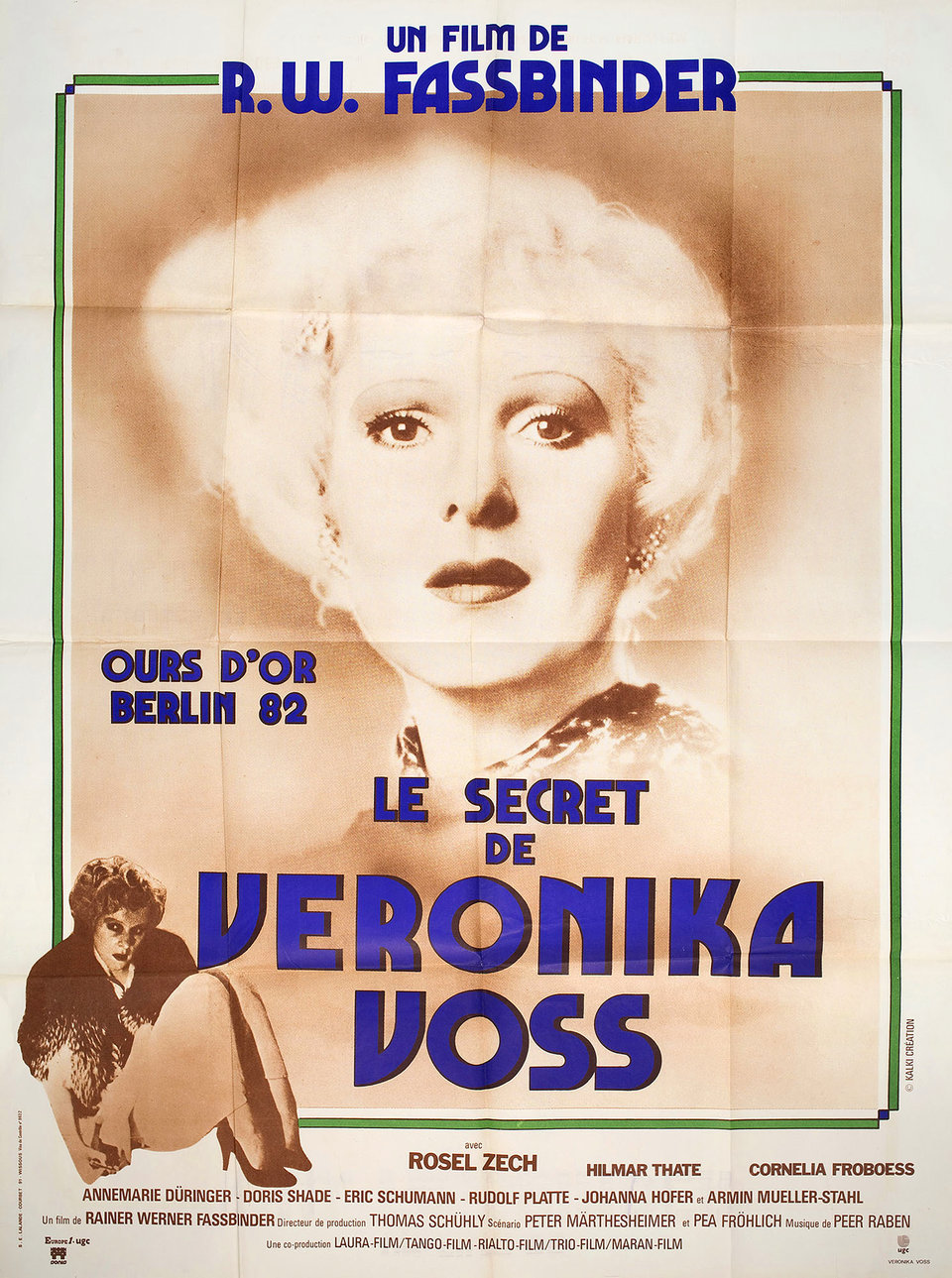 Veronika Voss Original 1982 French Grande Movie Poster