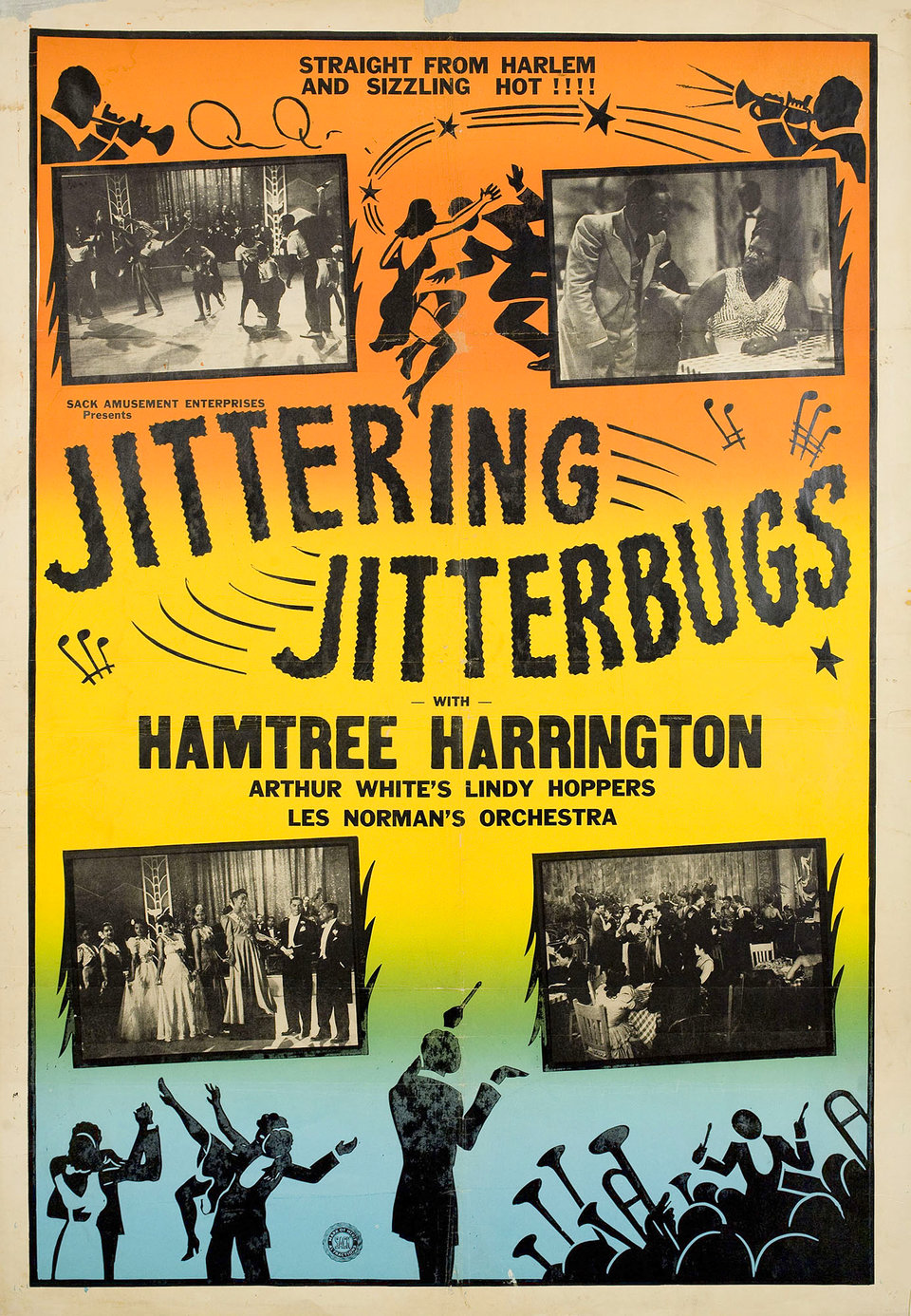 Jittering Jitterbugs Original 1930s U.S. One Sheet Movie Poster