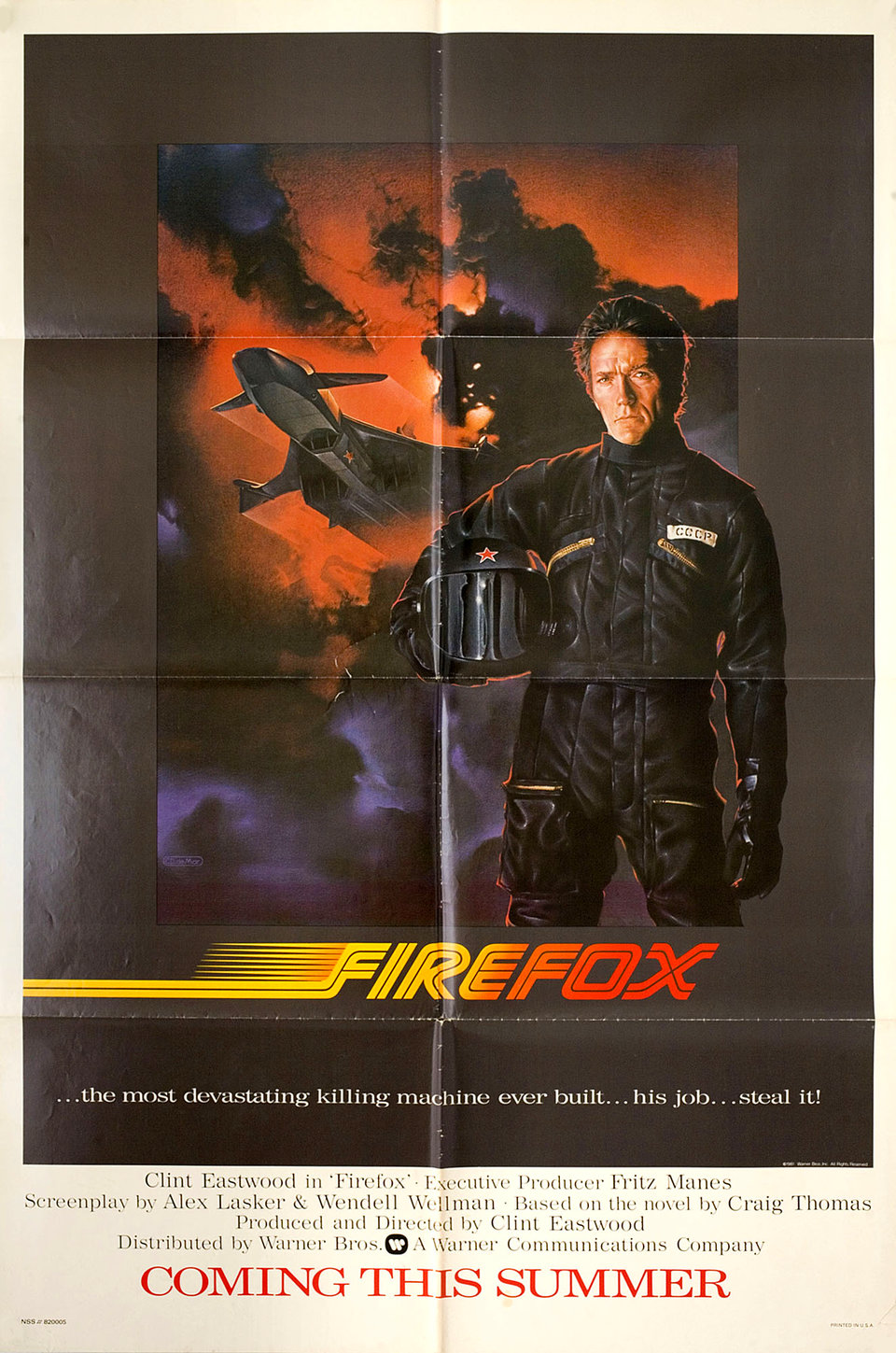 Firefox Original 1980 U.S. One Sheet Movie Poster