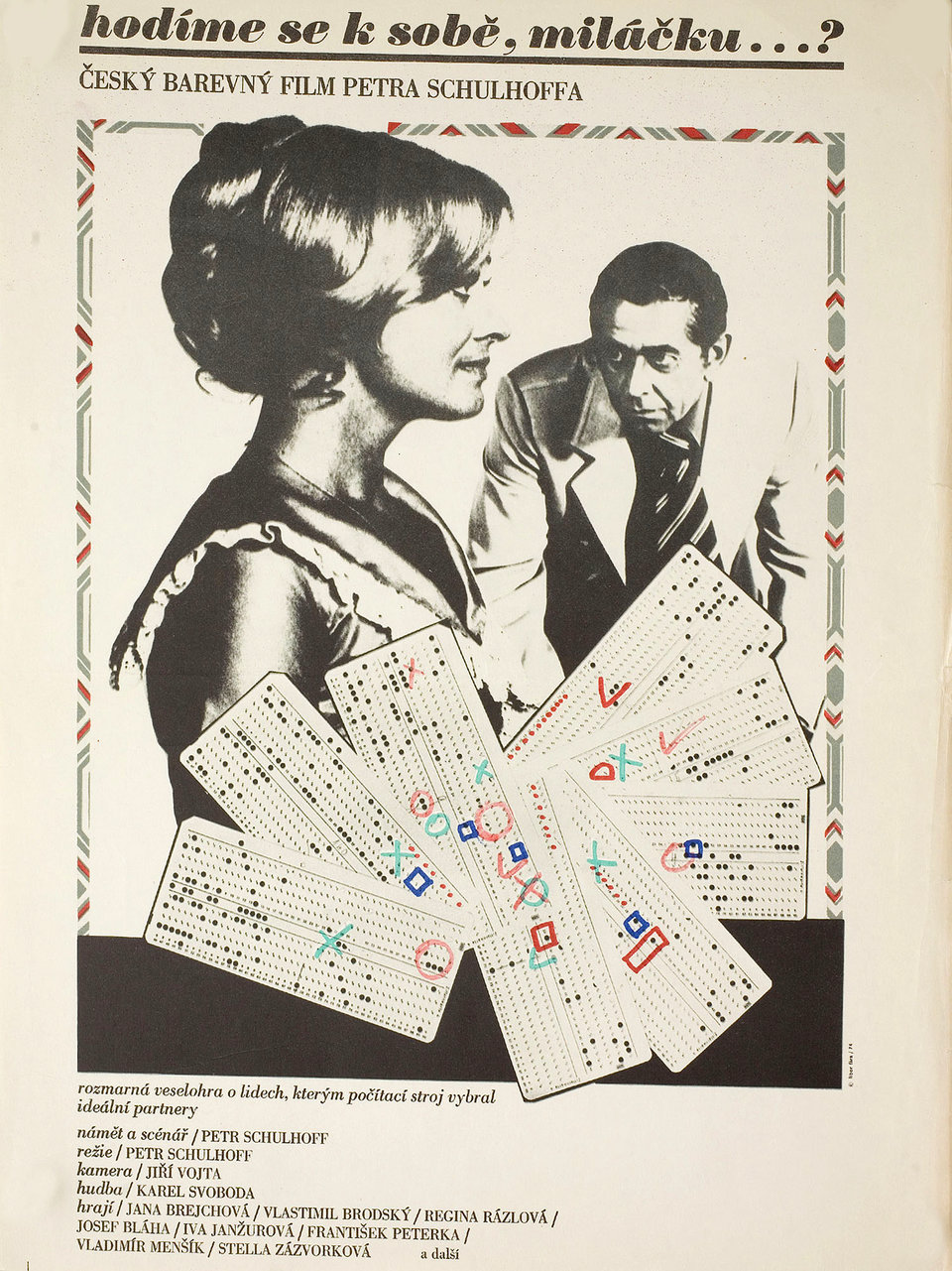 Do We Match Each Other, Darling? Original 1975 Czech A3 Movie Poster