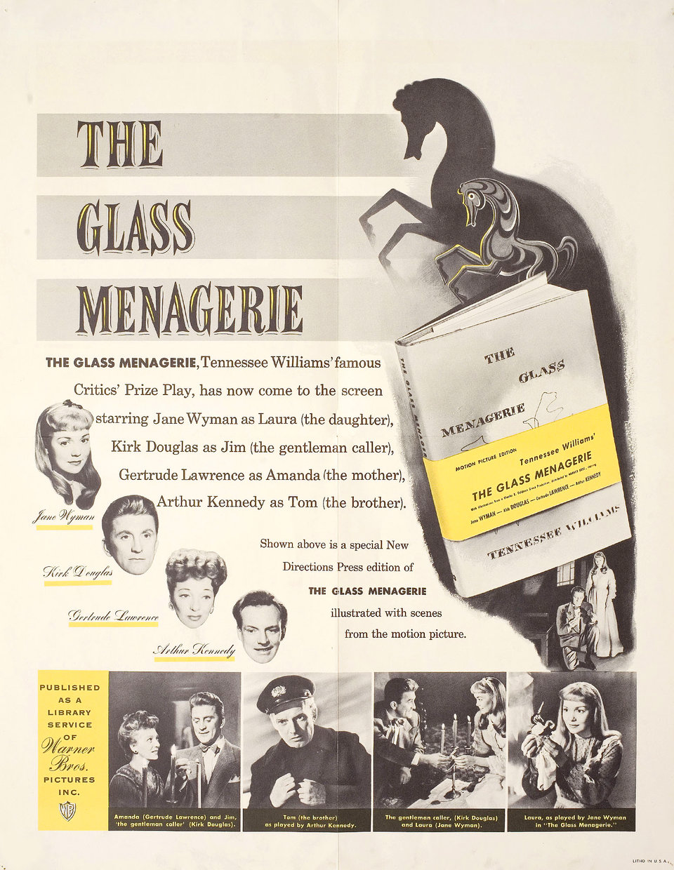 The Glass Menagerie 1950 U.S. Mini Poster