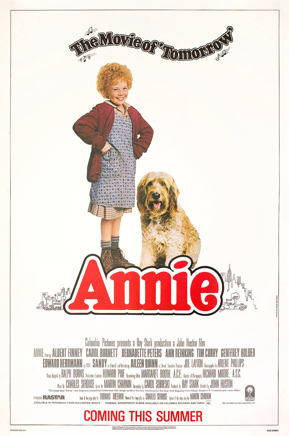Annie Original 1982 U.S. One Sheet Movie Poster