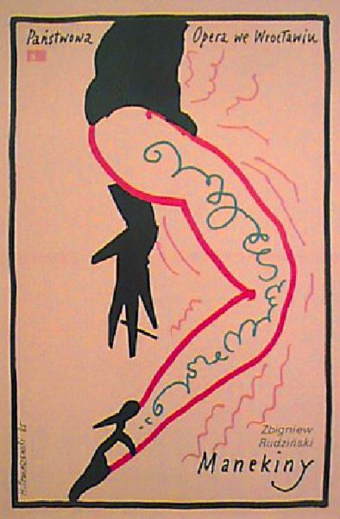 Manekiny Original 1986 Polish B1 Poster