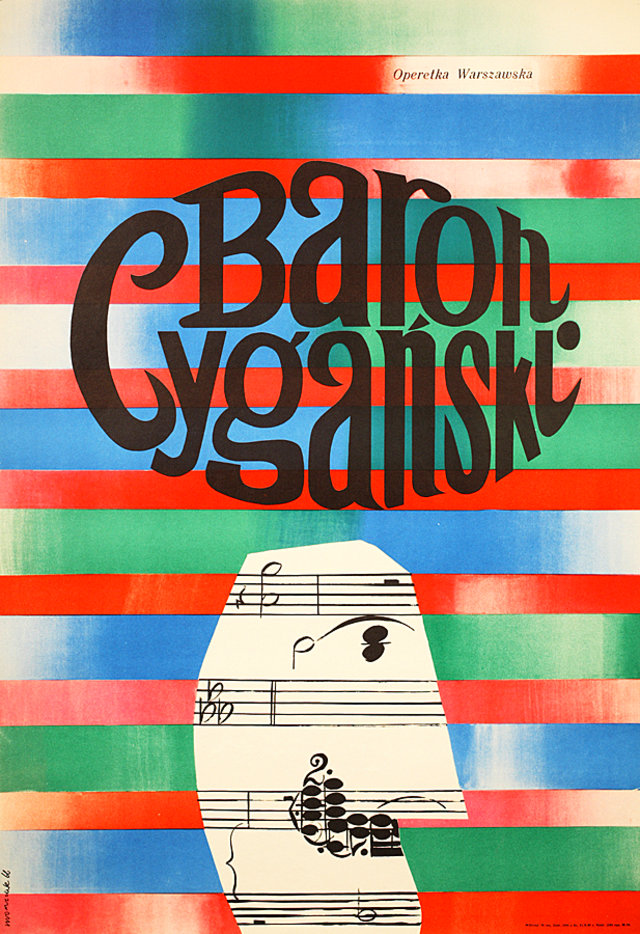Gypsy Baron Original 1970 Polish A1 Poster