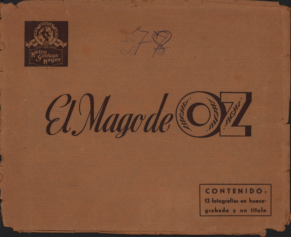 The Wizard of Oz Original 1945 Spanish Envelope