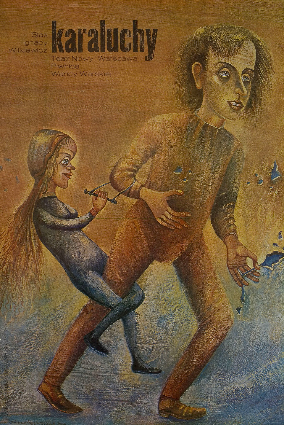 Karaluchy Original 1985 Polish B1 Poster